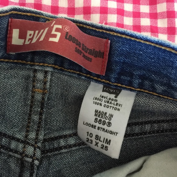 Levi's Boys 569 Loose Straight Jeans - Picture 4 of 7